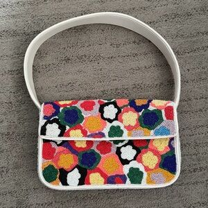 STAUD Tommy Vintage Beaded Bag